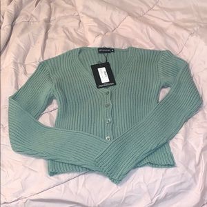 PLT- Sage Green Crop sweater